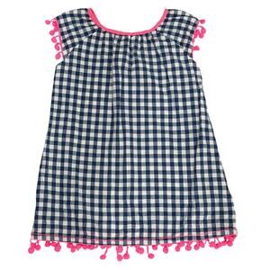 EGG NY Toddler Girls Navy Check Dress Size 3